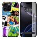 Funda Silicona para Iphone 16 Pro Max (6.9) diseño Comic Dibujos
