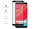 Protector Cristal Templado Frontal Completo Negro para Xiaomi Redmi S2 Vidrio
