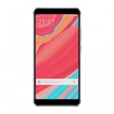 Protector Cristal Templado Frontal Completo Negro para Xiaomi Redmi S2 Vidrio