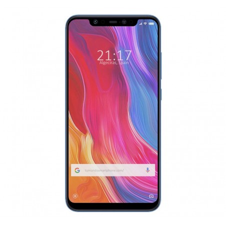 Protector Cristal Templado Frontal Completo Negro para Xiaomi Mi 8 / Mi 8 Pro Vidrio