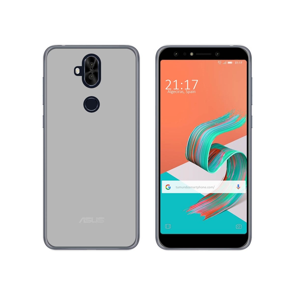 Funda Gel Tpu para Asus Zenfone 5 Lite Zc600Kl Color Transparente