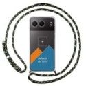 Personaliza tu Funda Colgante Transparente para Oneplus Nord 4 5G con Cordon Verde / Dorado Dibujo Personalizada