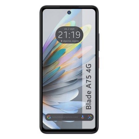 Protector Cristal Templado Completo 5D Full Glue Negro para Zte Blade A75 4G Vidrio