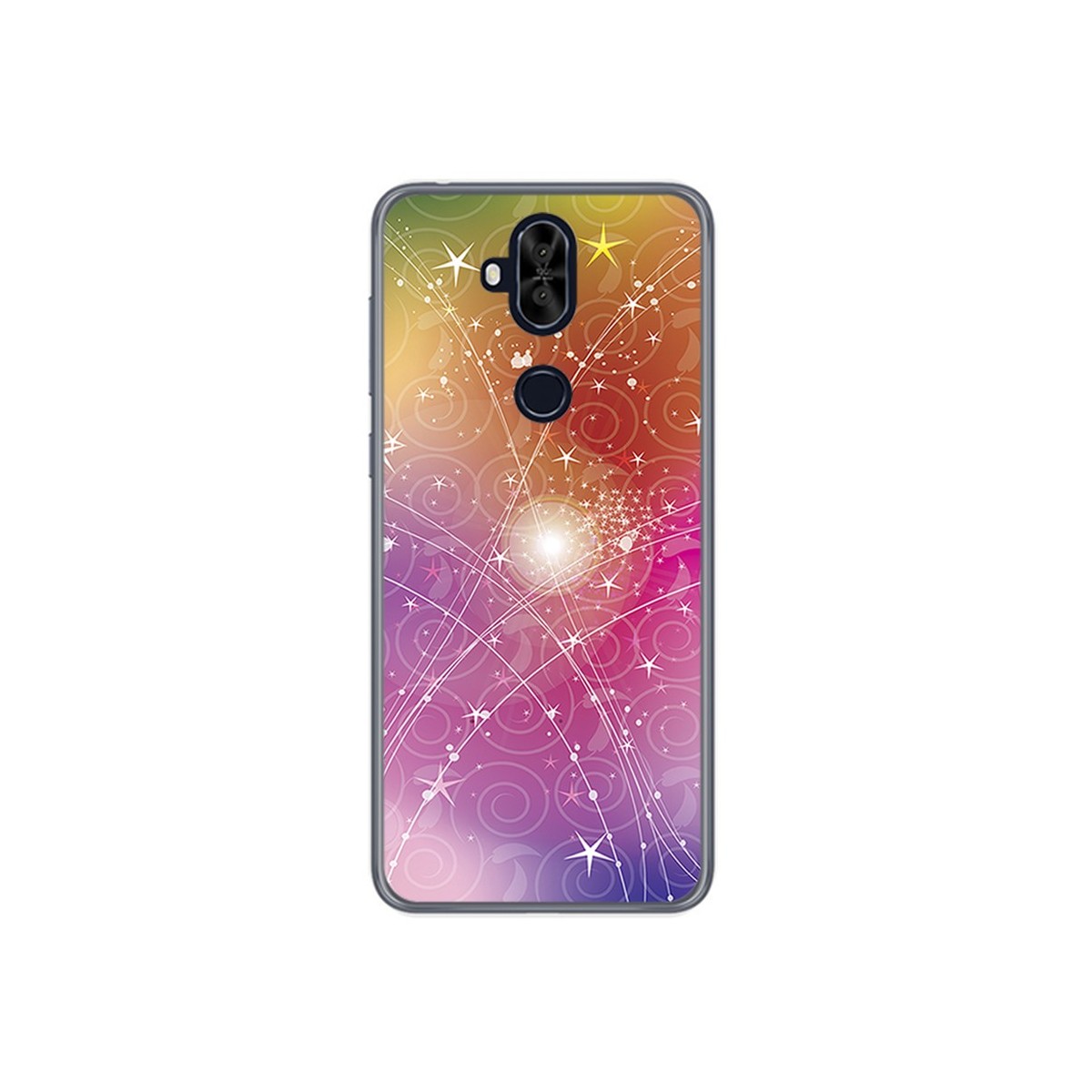 Funda Gel Tpu para Asus Zenfone 5 Lite Zc600Kl Diseño Abstracto Dibujos