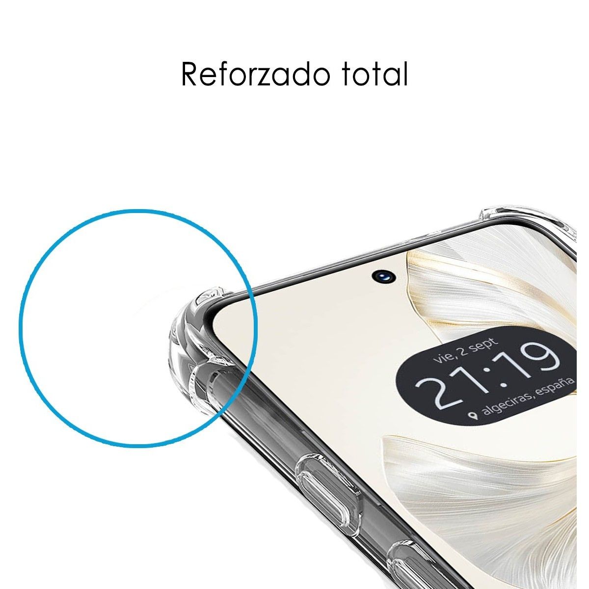 Funda Silicona Antigolpes Transparente para Huawei Honor 200 5G