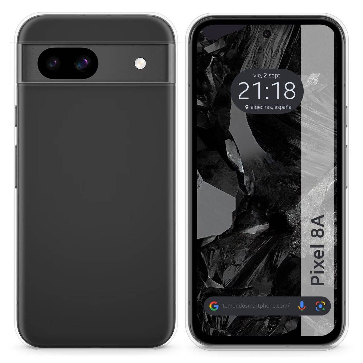 Funda Silicona Gel TPU Transparente para Google Pixel 8a 5G