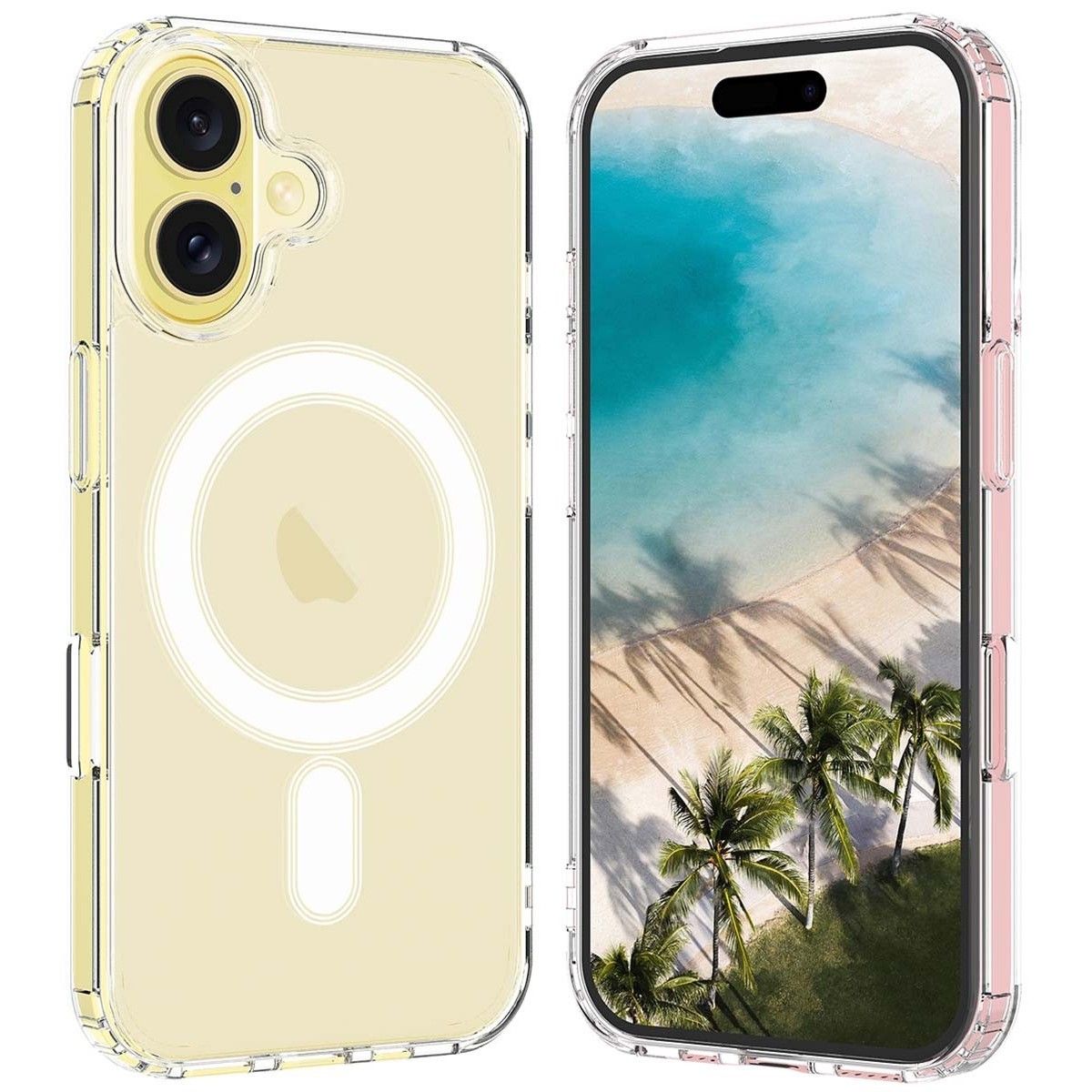 Funda Magnética Transparente para Iphone 16 Plus (6.7)