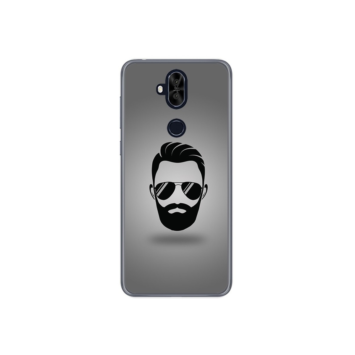 Funda Gel Tpu para Asus Zenfone 5 Lite Zc600Kl Diseño Barba Dibujos