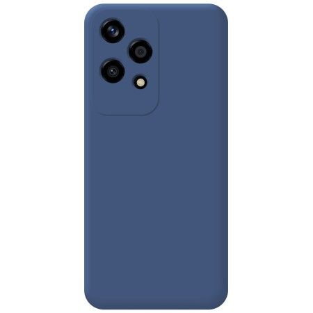 Funda Silicona Líquida Ultra Suave para Huawei Honor 200 Lite 5G color Azul Oscuro