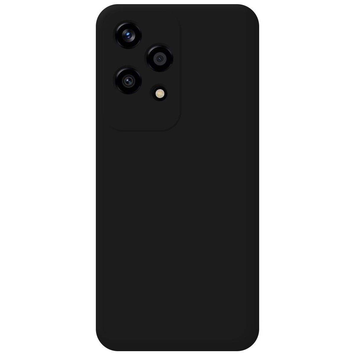 Funda Silicona Líquida Ultra Suave para Huawei Honor 200 Lite 5G color Negro