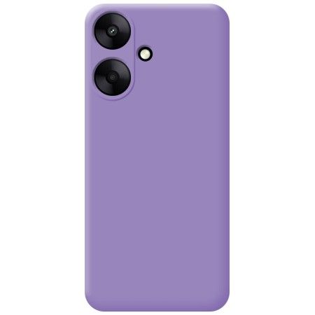 Funda Silicona Líquida Ultra Suave para Xiaomi Redmi 13C 5G color Morado