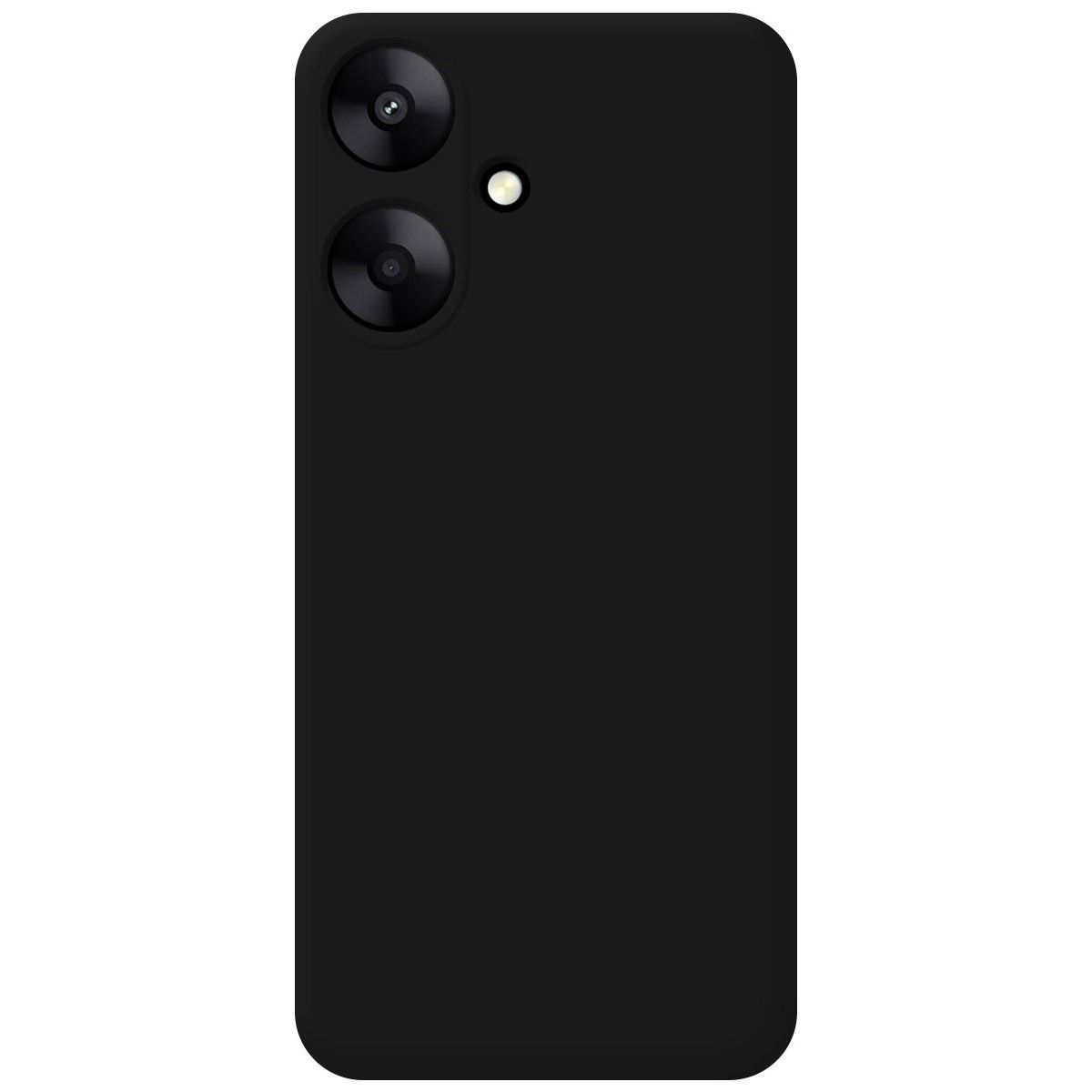 Funda Silicona Líquida Ultra Suave para Xiaomi Redmi 13C 5G color Negro