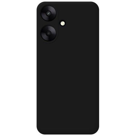 Funda Silicona Líquida Ultra Suave para Xiaomi Redmi 13C 5G color Negro