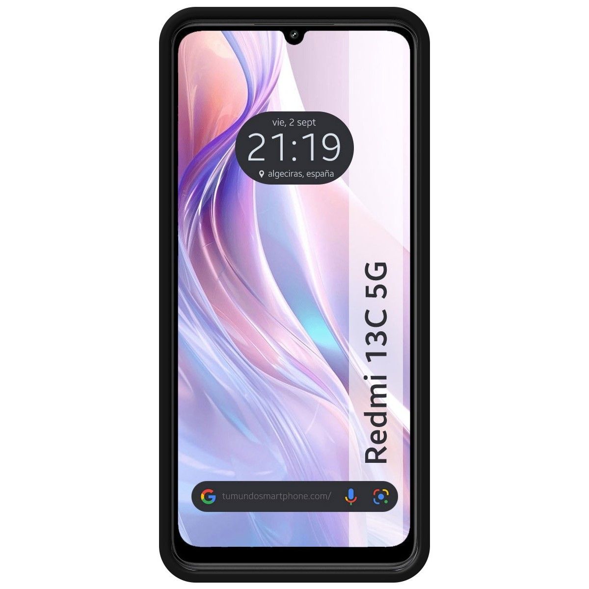 Funda Silicona Líquida Ultra Suave para Xiaomi Redmi 13C 5G color Negro