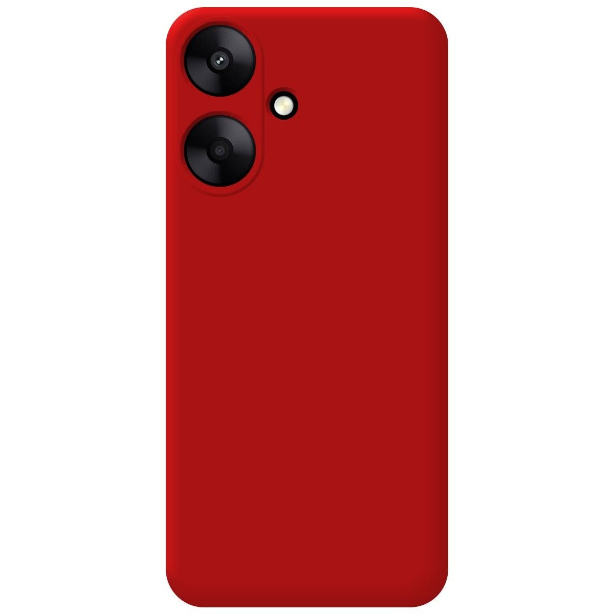 Funda Silicona Líquida Ultra Suave para Xiaomi Redmi 13C 5G color Rojo