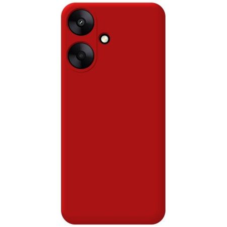 Funda Silicona Líquida Ultra Suave para Xiaomi Redmi 13C 5G color Rojo