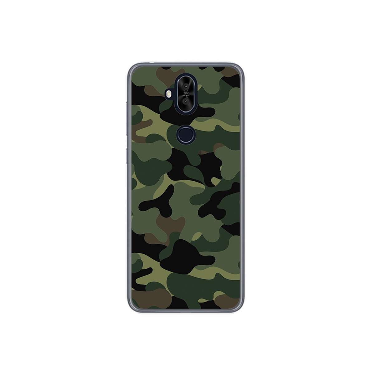 Funda Gel Tpu para Asus Zenfone 5 Lite Zc600Kl Diseño Camuflaje Dibujos