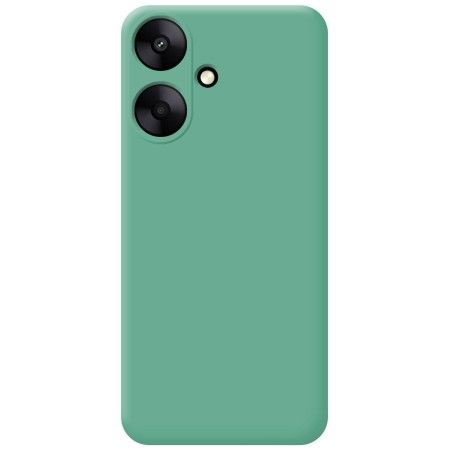 Funda Silicona Líquida Ultra Suave para Xiaomi Redmi 13C 5G color Verde