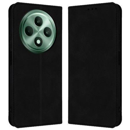Funda Libro de Polipiel con tarjetero para Oppo Reno 12F 4G / 12 F 5G color Negra