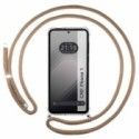 Funda Colgante Transparente para Nothing CMF Phone 1 con Cordon Camel