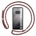 Funda Colgante Transparente para Nothing CMF Phone 1 con Cordon Rosa / Dorado