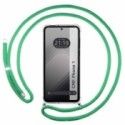 Funda Colgante Transparente para Nothing CMF Phone 1 con Cordon Verde Agua