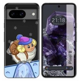 Funda Silicona Transparente para Google Pixel 8 5G diseño Cabra Dibujos