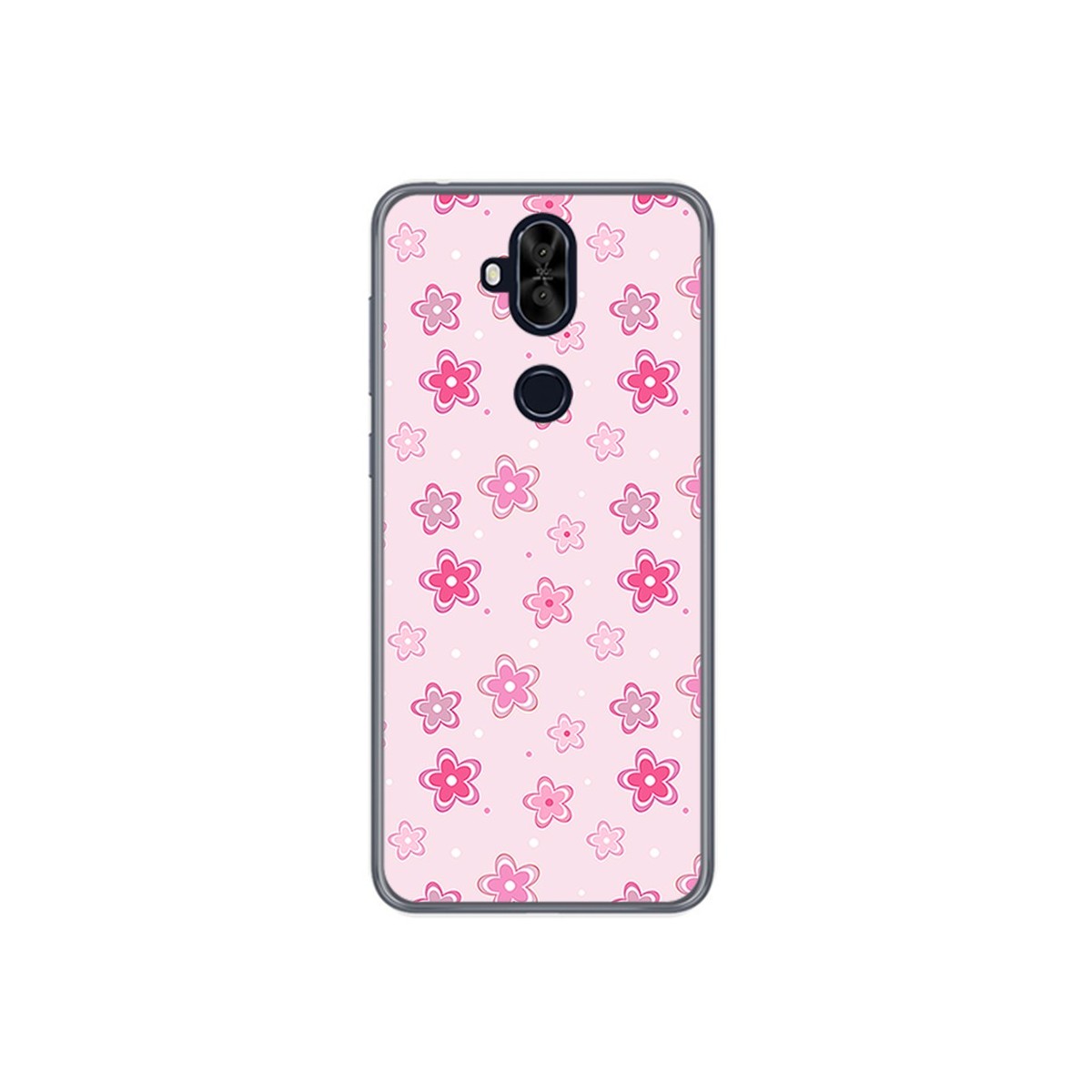 Funda Gel Tpu para Asus Zenfone 5 Lite Zc600Kl Diseño Flores Dibujos