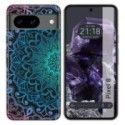 Funda Silicona Transparente para Google Pixel 8 5G diseño Mandala Dibujos