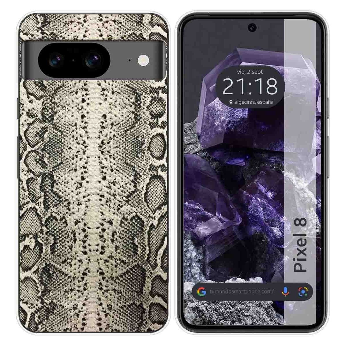Funda Silicona para Google Pixel 8 5G diseño Animal 01 Dibujos