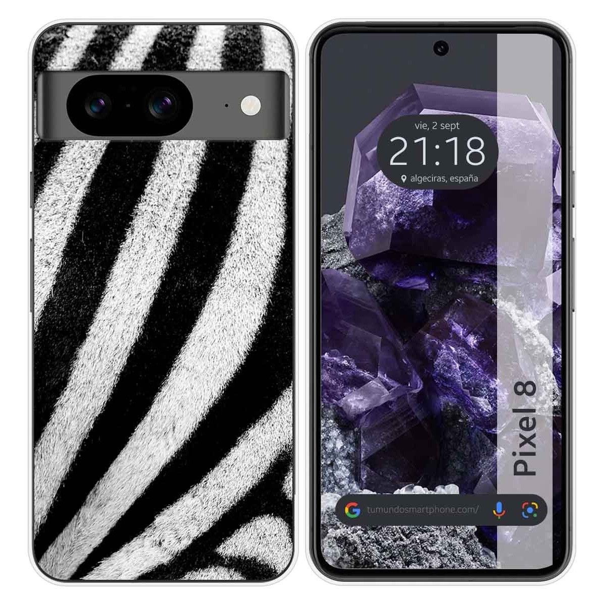 Funda Silicona para Google Pixel 8 5G diseño Animal 02 Dibujos