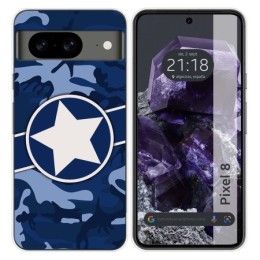 Funda Silicona para Google Pixel 8 5G diseño Camuflaje 03 Dibujos