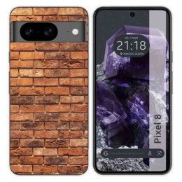 Funda Silicona para Google Pixel 8 5G diseño Ladrillo 04 Dibujos