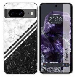 Funda Silicona para Google Pixel 8 5G diseño Mármol 01 Dibujos