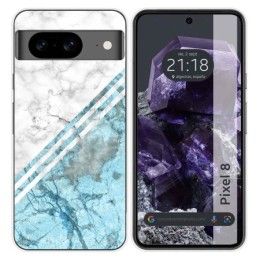 Funda Silicona para Google Pixel 8 5G diseño Mármol 02 Dibujos