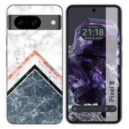 Funda Silicona para Google Pixel 8 5G diseño Mármol 05 Dibujos