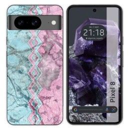 Funda Silicona para Google Pixel 8 5G diseño Mármol 08 Dibujos