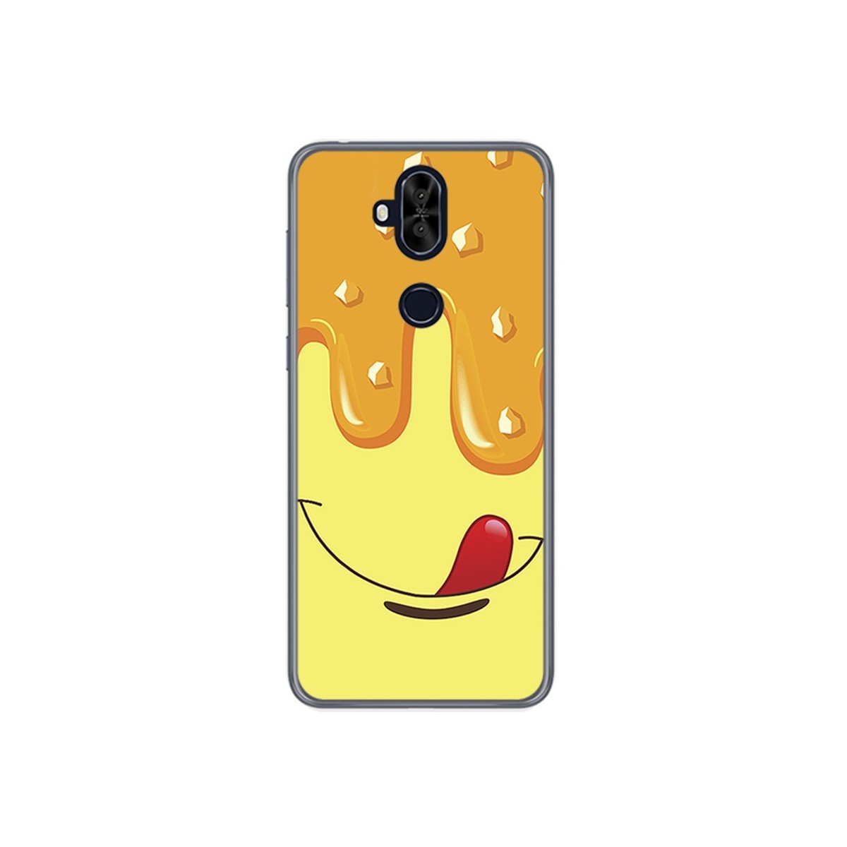 Funda Gel Tpu para Asus Zenfone 5 Lite Zc600Kl Diseño Helado Vainilla Dibujos