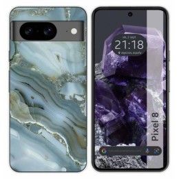 Funda Silicona para Google Pixel 8 5G diseño Mármol 09 Dibujos