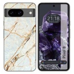 Funda Silicona para Google Pixel 8 5G diseño Mármol 13 Dibujos