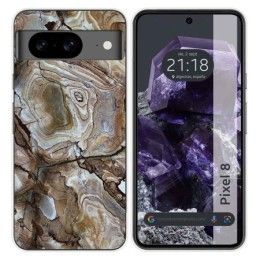 Funda Silicona para Google Pixel 8 5G diseño Mármol 14 Dibujos