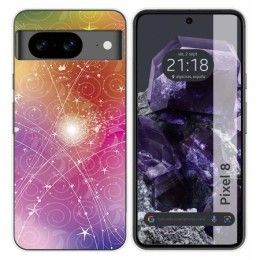 Funda Silicona para Google Pixel 8 5G diseño Abstracto Dibujos