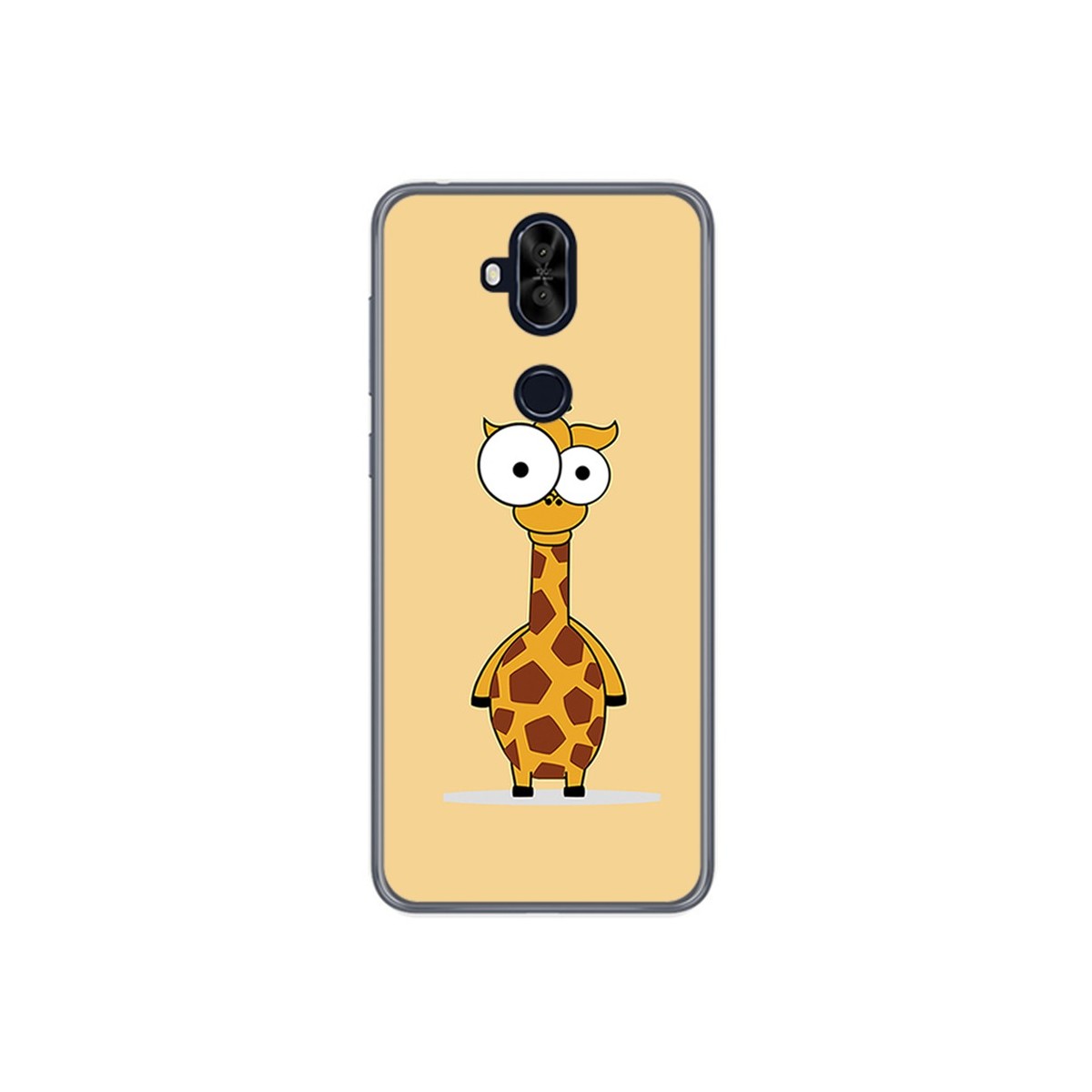 Funda Gel Tpu para Asus Zenfone 5 Lite Zc600Kl Diseño Jirafa Dibujos