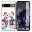 Funda Silicona para Google Pixel 8 5G diseño Café Dibujos