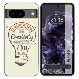 Funda Silicona para Google Pixel 8 5G diseño Creativity Dibujos