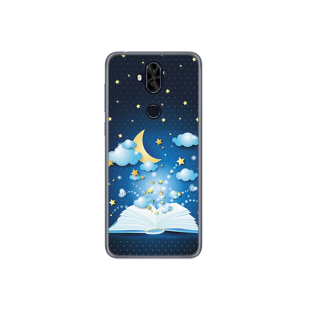 Funda Gel Tpu para Asus Zenfone 5 Lite Zc600Kl Diseño Libro Cuentos Dibujos
