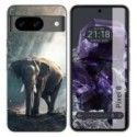 Funda Silicona para Google Pixel 8 5G diseño Elefante Dibujos