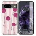 Funda Silicona para Google Pixel 8 5G diseño Flores Vintage Dibujos