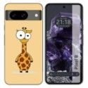 Funda Silicona para Google Pixel 8 5G diseño Jirafa Dibujos