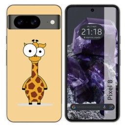 Funda Silicona para Google Pixel 8 5G diseño Jirafa Dibujos